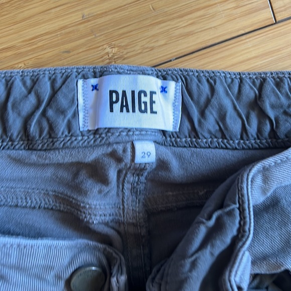 Paige Skyline Skinny Jeans in Gray - Picture 3 of 4